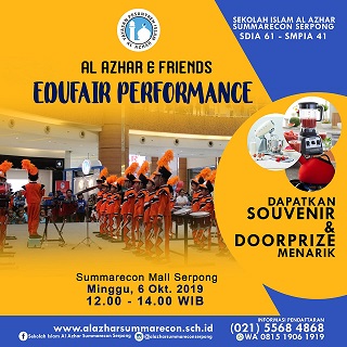 DOOR PRIZE AL AZHAR EDU FAIR @ MALL SMS